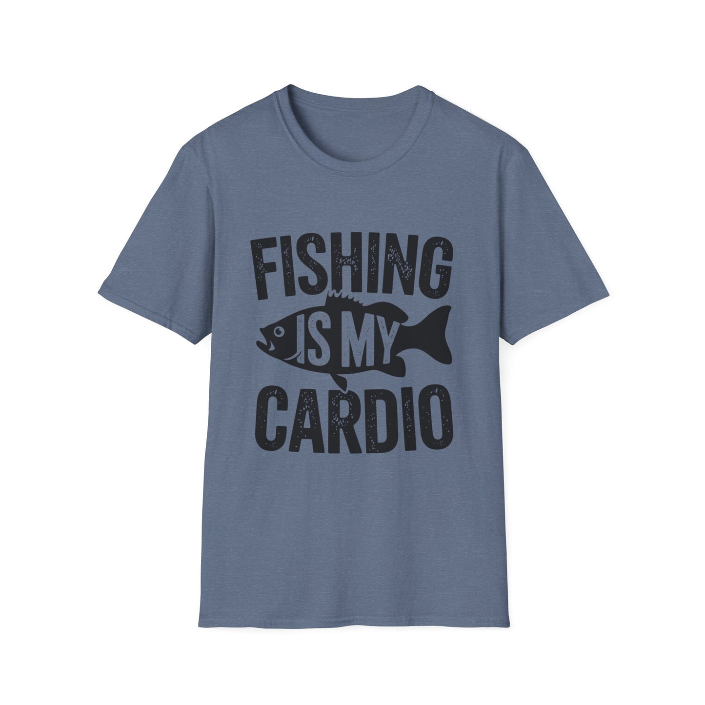 Fishing is My Cardio Funny T-Shirt