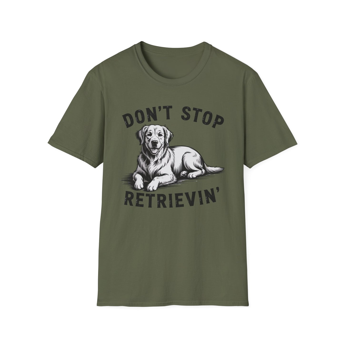 Don't Stop Retrievin' Golden Retriever Lovers Shirt
