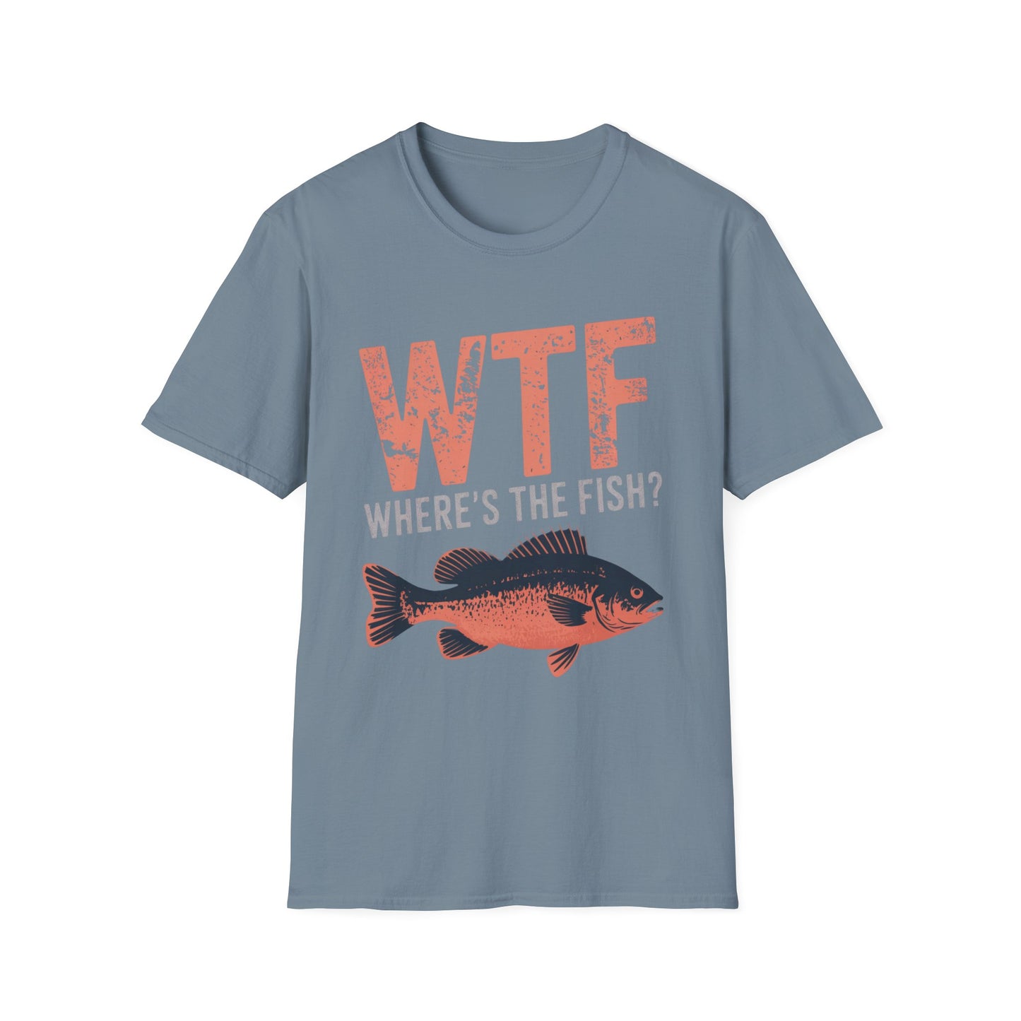 WTF: Where's the Fish, Funny Fishing Shirt