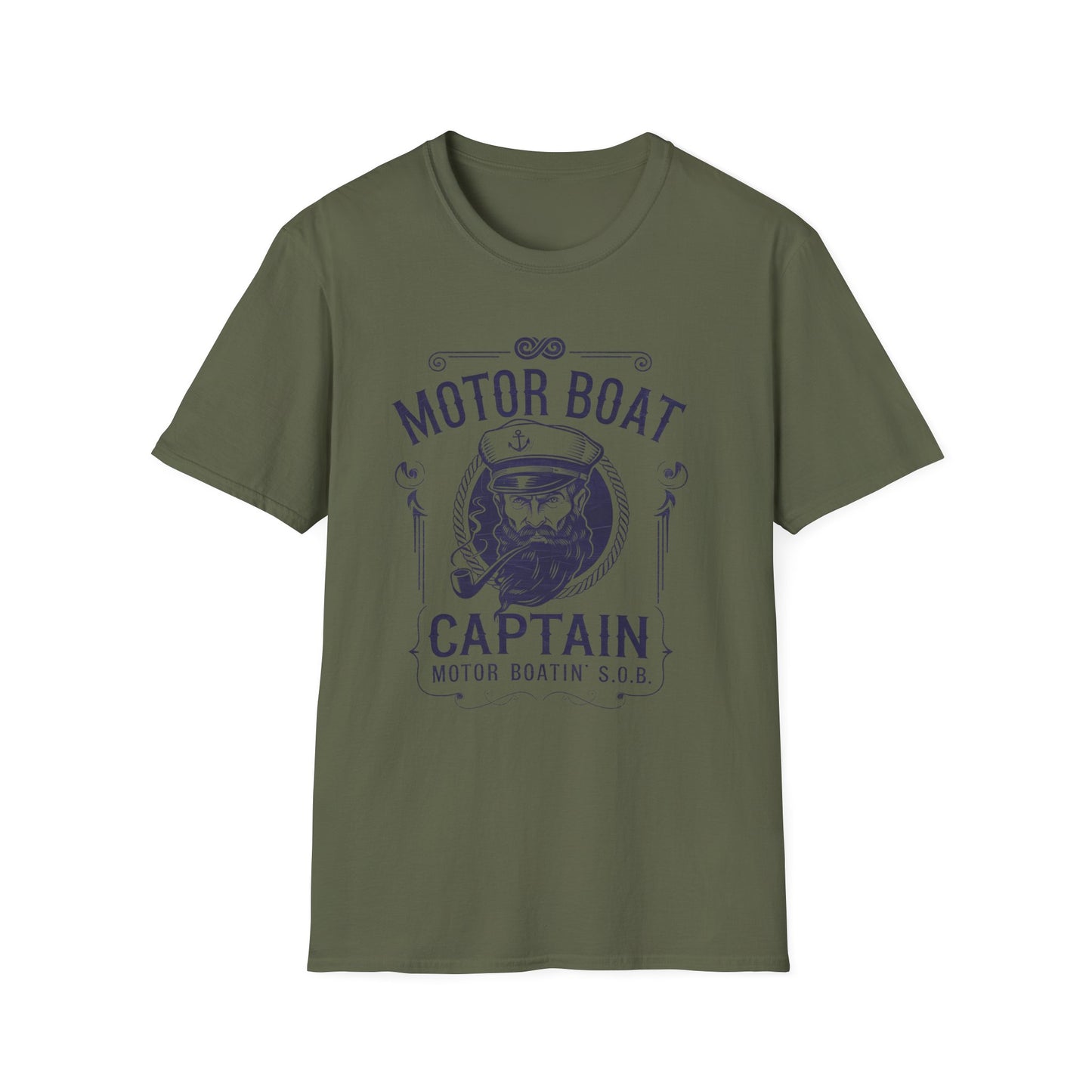 Motor Boat Captain Funny T-Shirt
