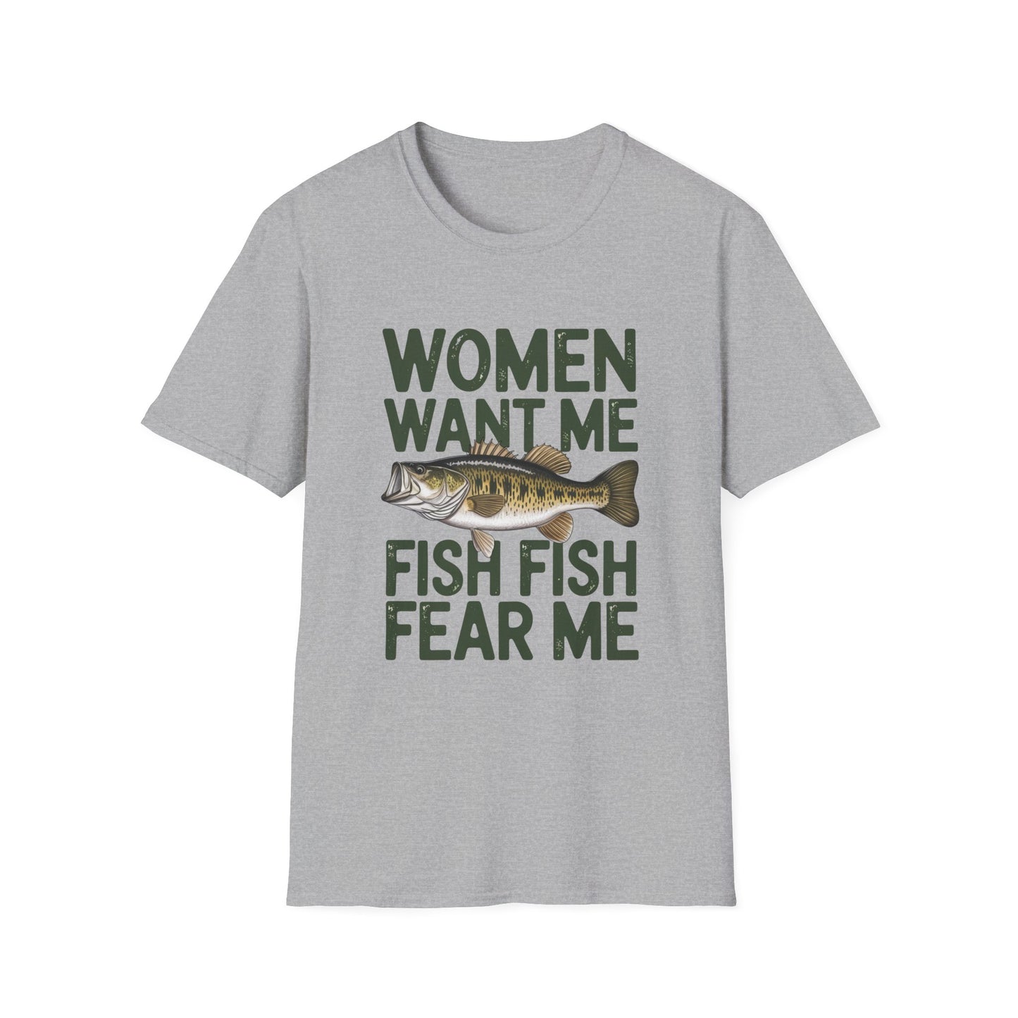 Women Want Me Fish Fear Me T-Shirt