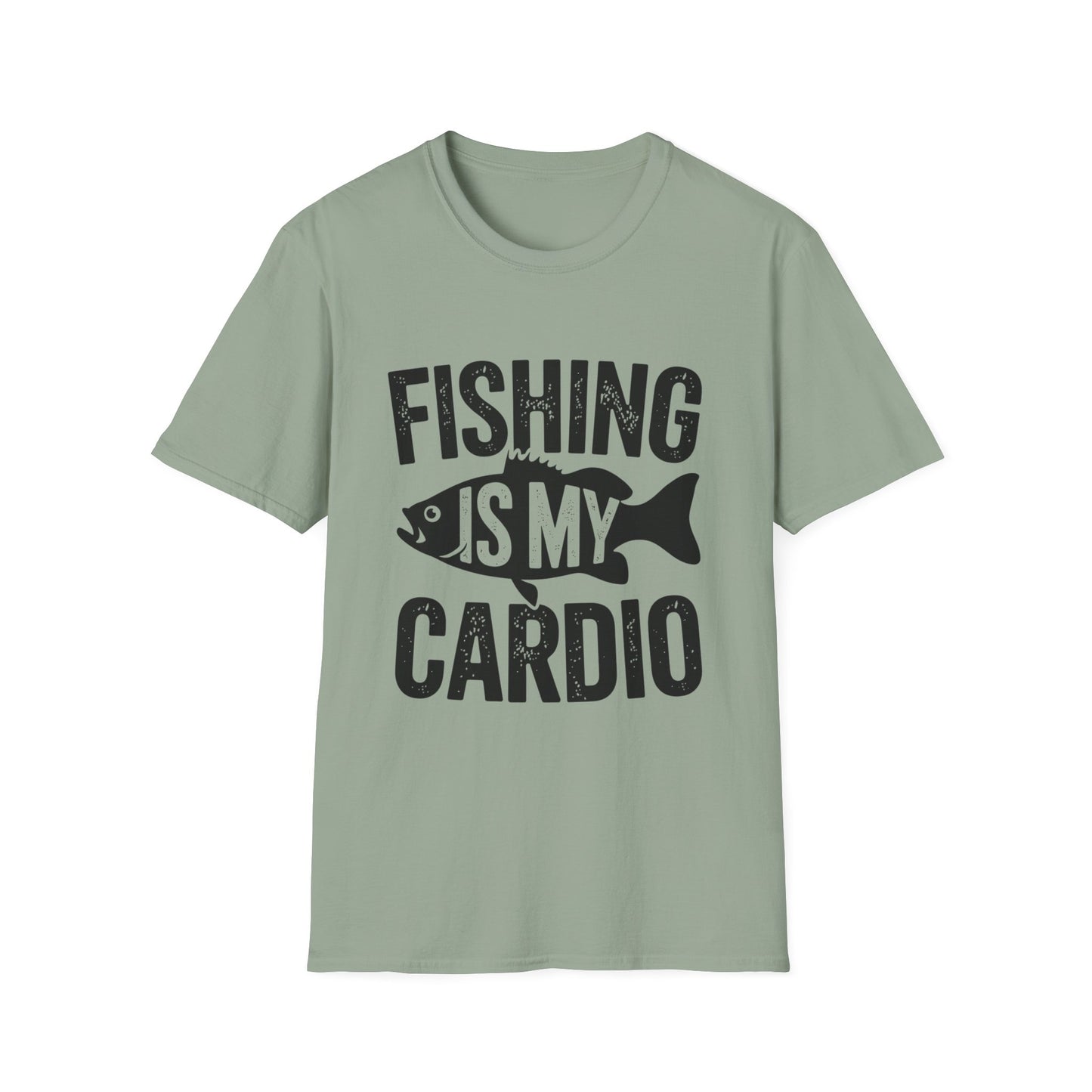 Fishing is My Cardio Funny T-Shirt