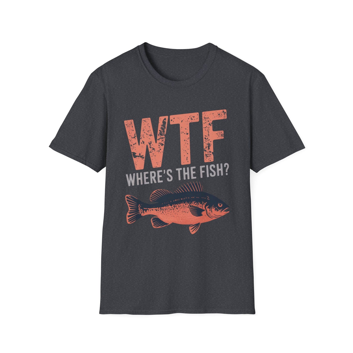 WTF: Where's the Fish, Funny Fishing Shirt