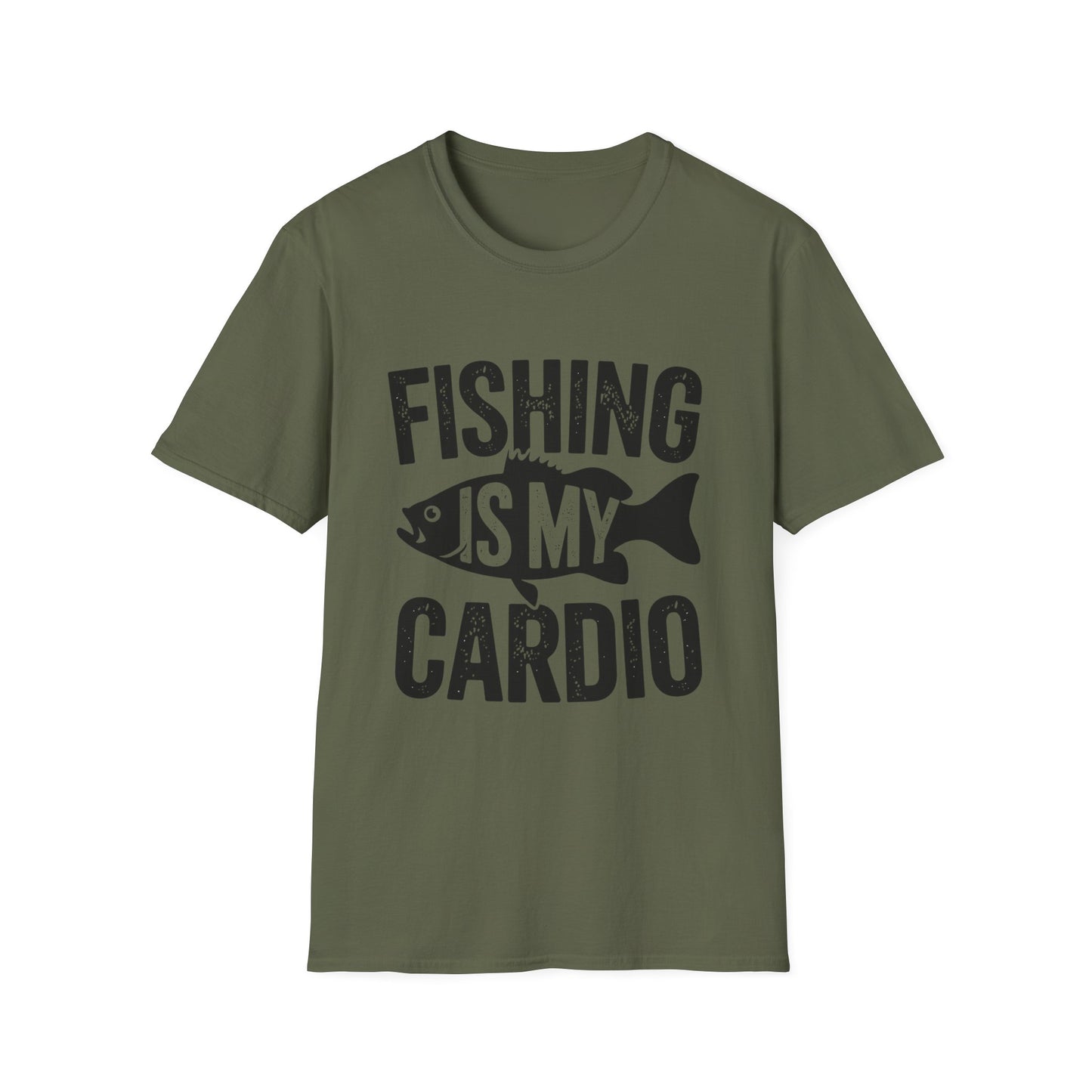 Fishing is My Cardio Funny T-Shirt