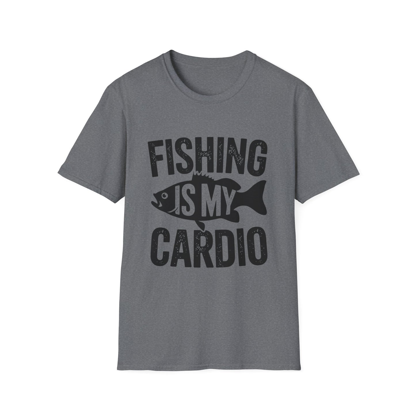 Fishing is My Cardio Funny T-Shirt