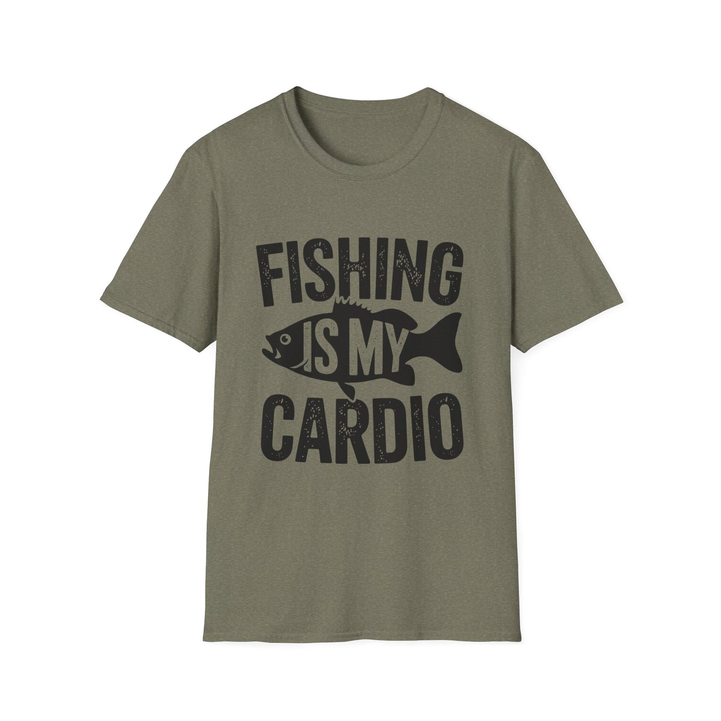 Fishing is My Cardio Funny T-Shirt