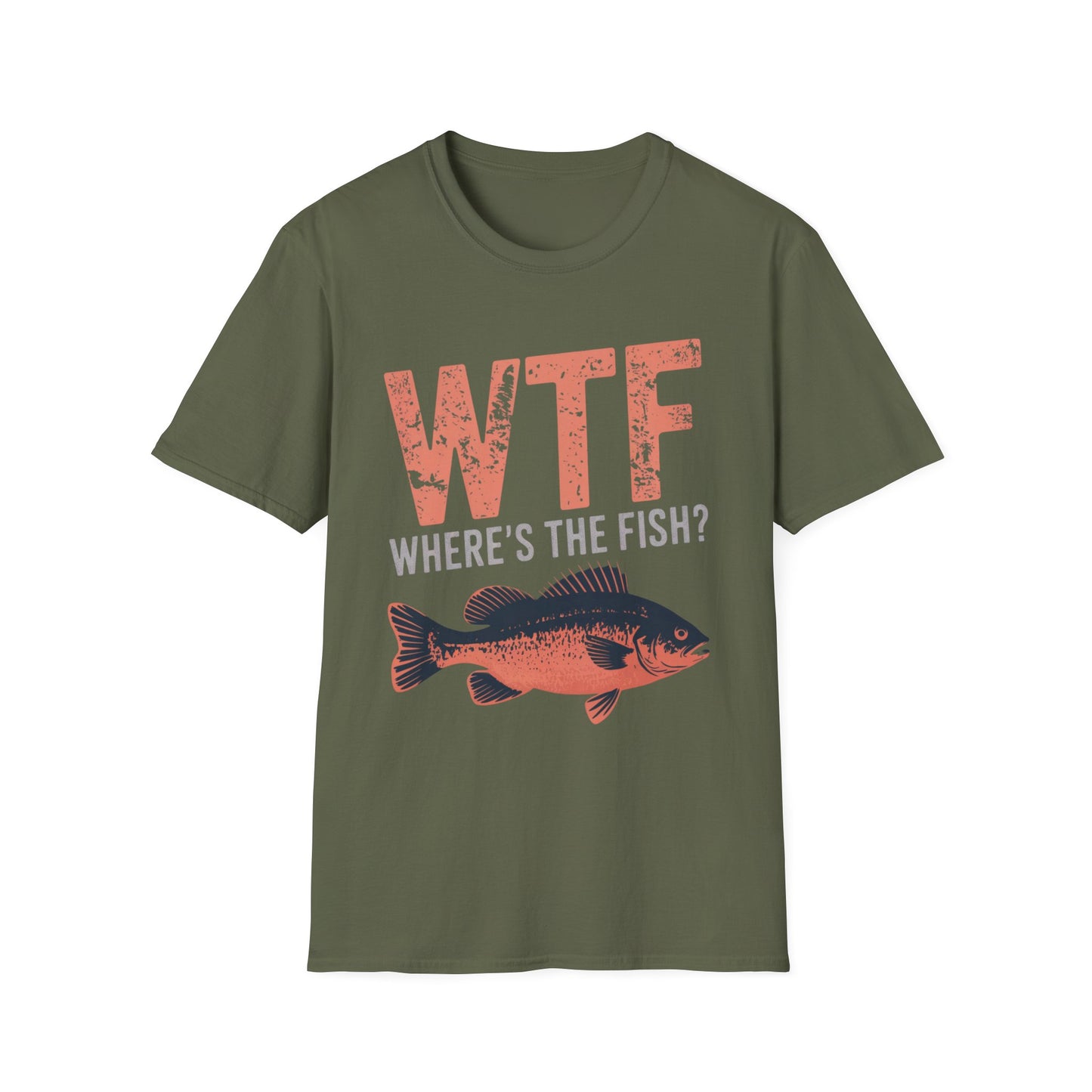 WTF: Where's the Fish, Funny Fishing Shirt