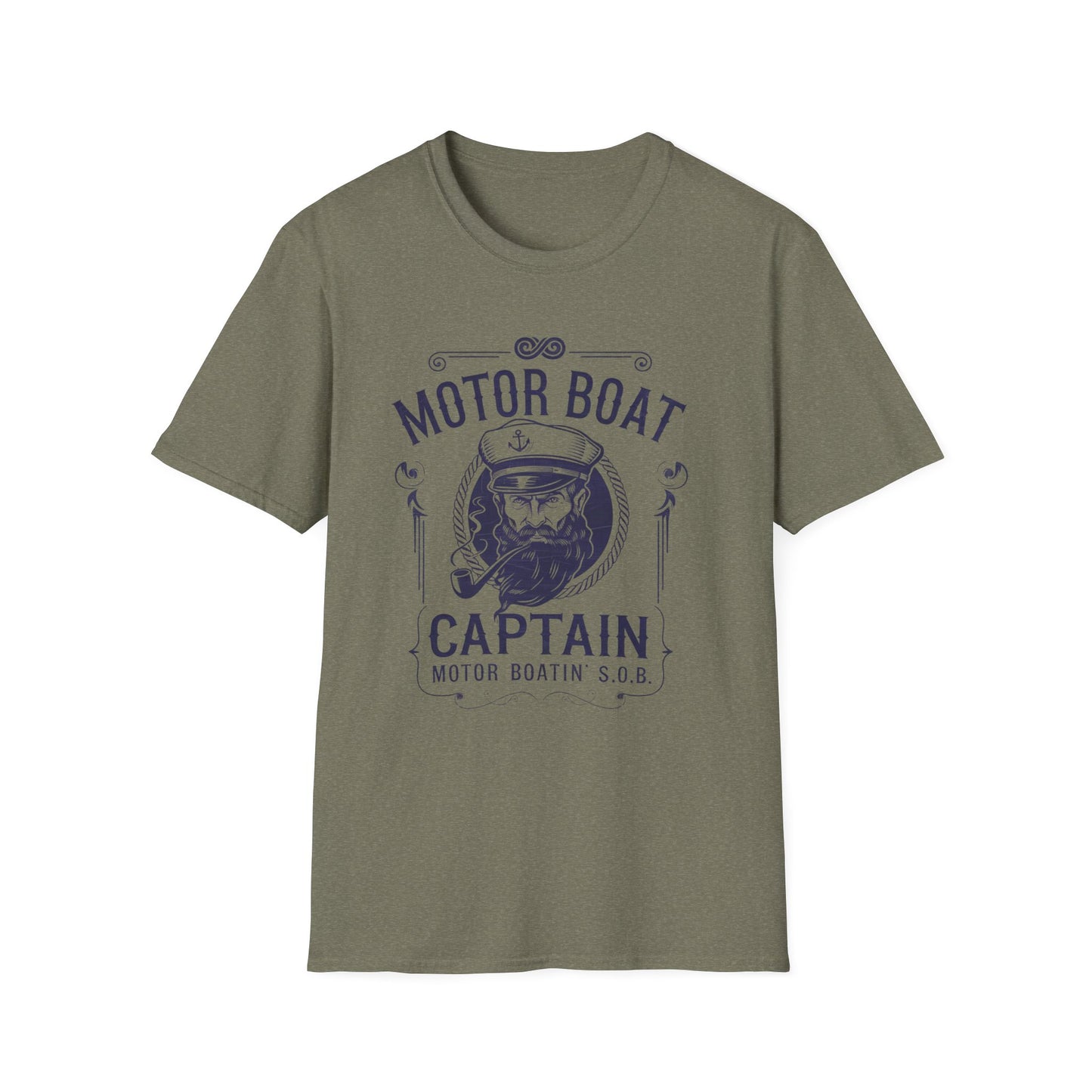 Motor Boat Captain Funny T-Shirt