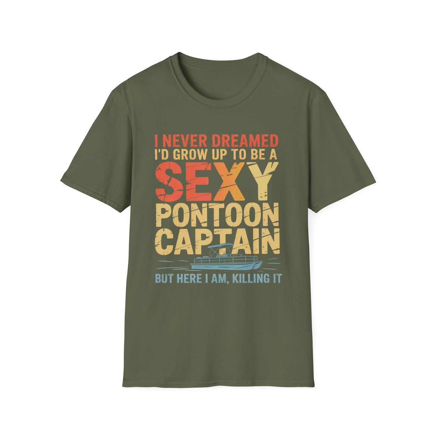 Sexy Pontoon Captain T-Shirt