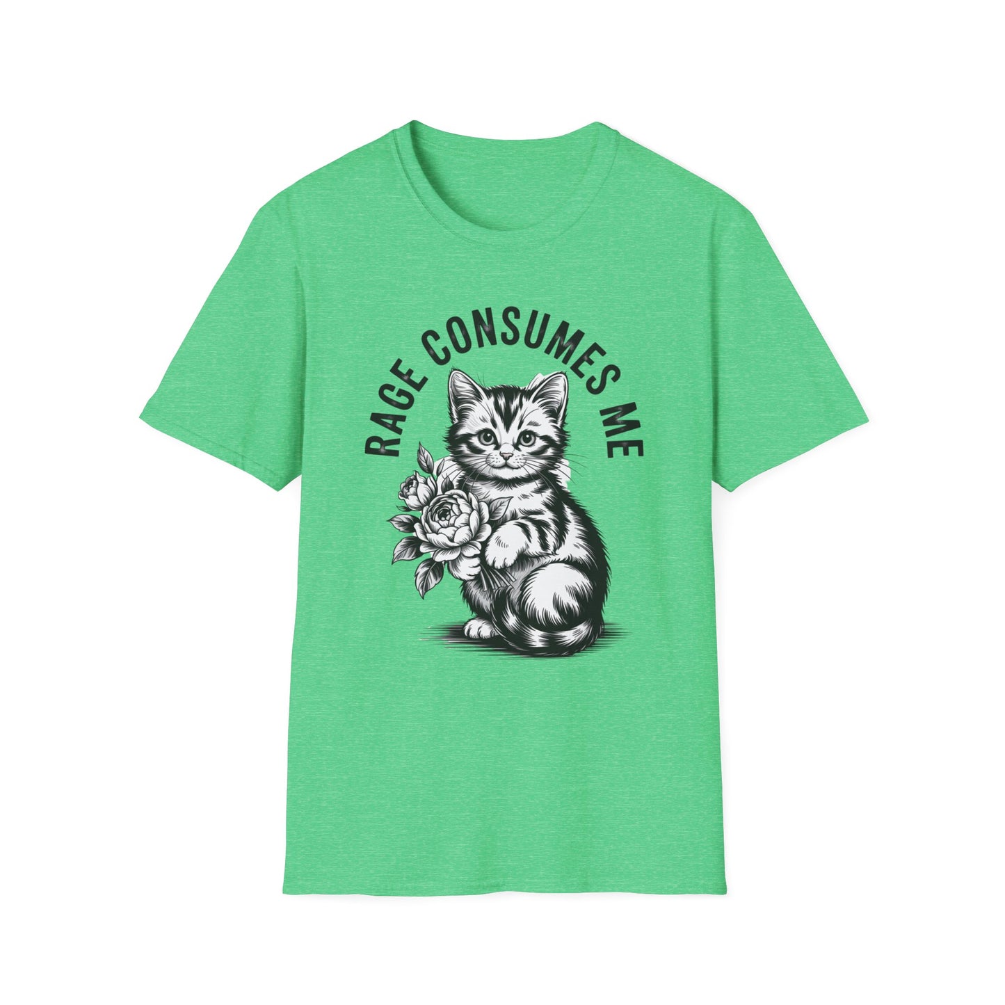 Rage Consumes Me Funny Kitten T-Shirt