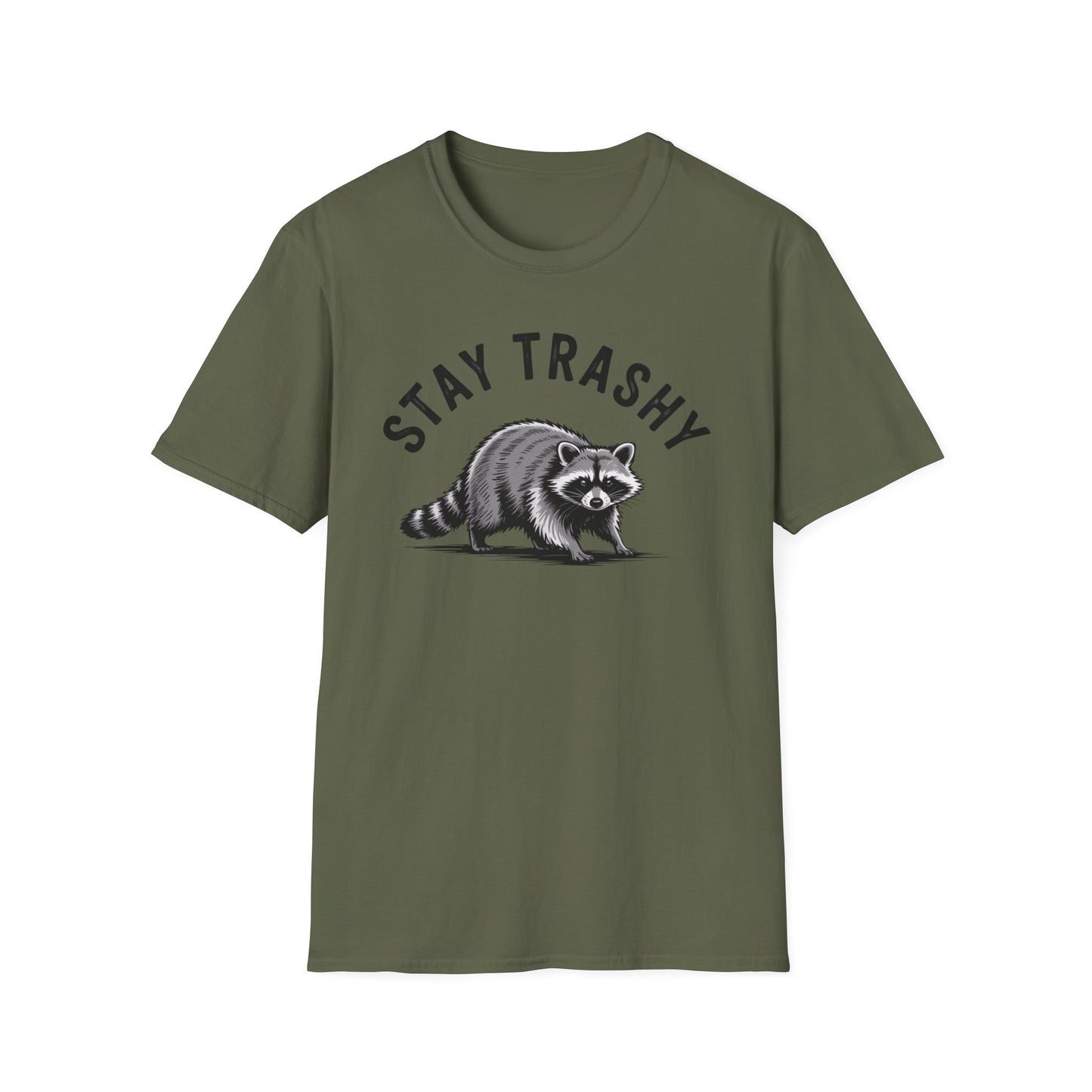 Stay Trashy Funny Raccoon T-Shirt