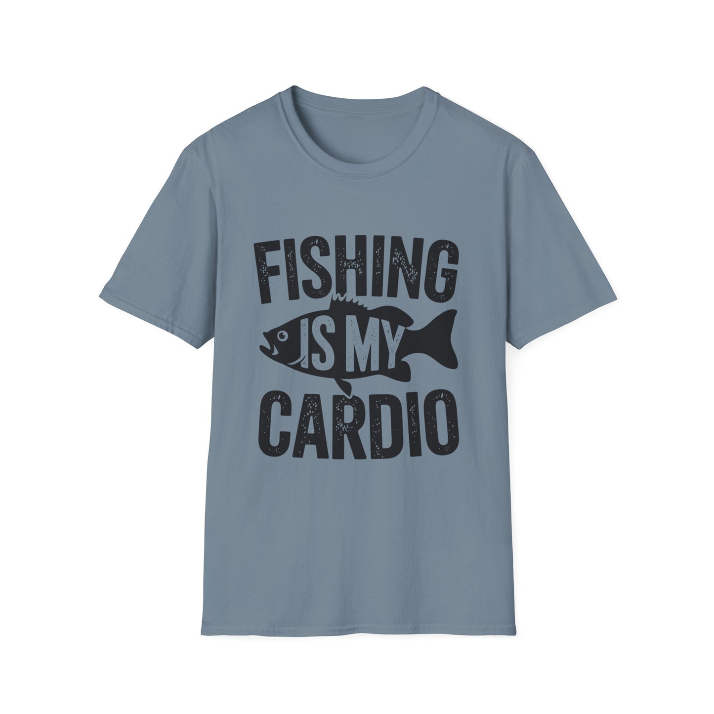 Fishing is My Cardio Funny T-Shirt