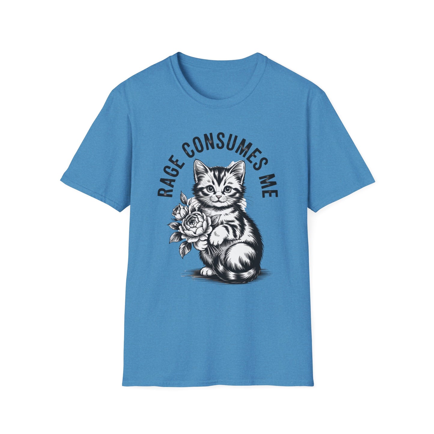 Rage Consumes Me Funny Kitten T-Shirt