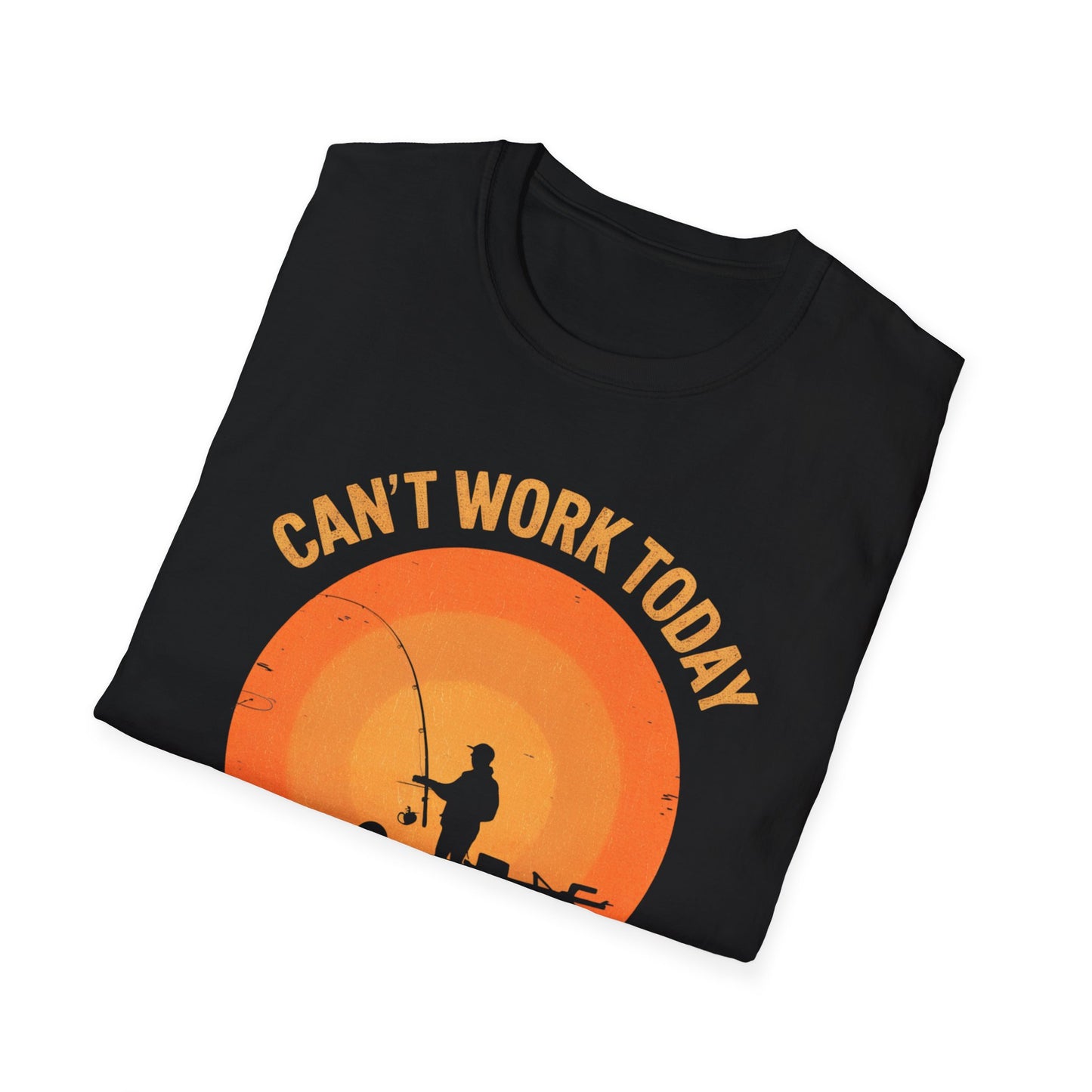 Can't Work Today My Arm is in a Cast Funny Fishing T-Shirt