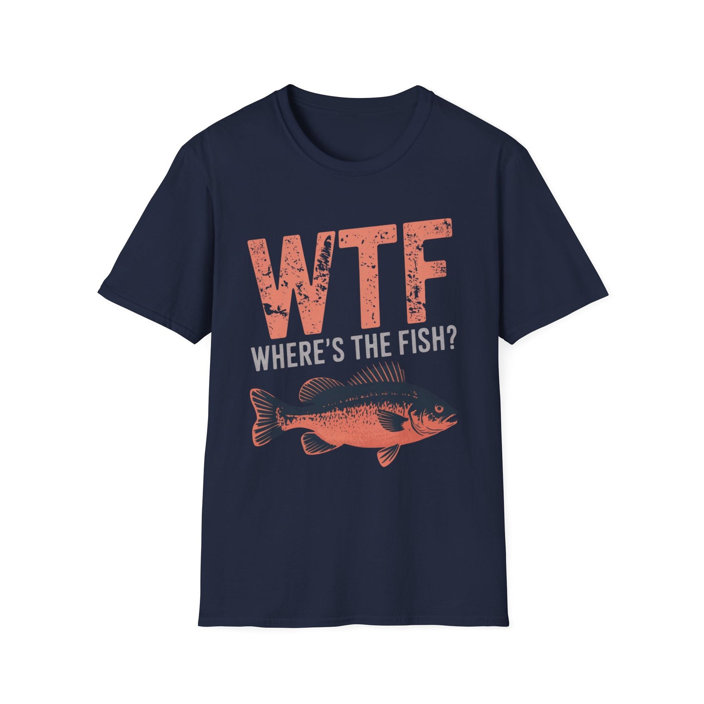 WTF: Where's the Fish, Funny Fishing Shirt