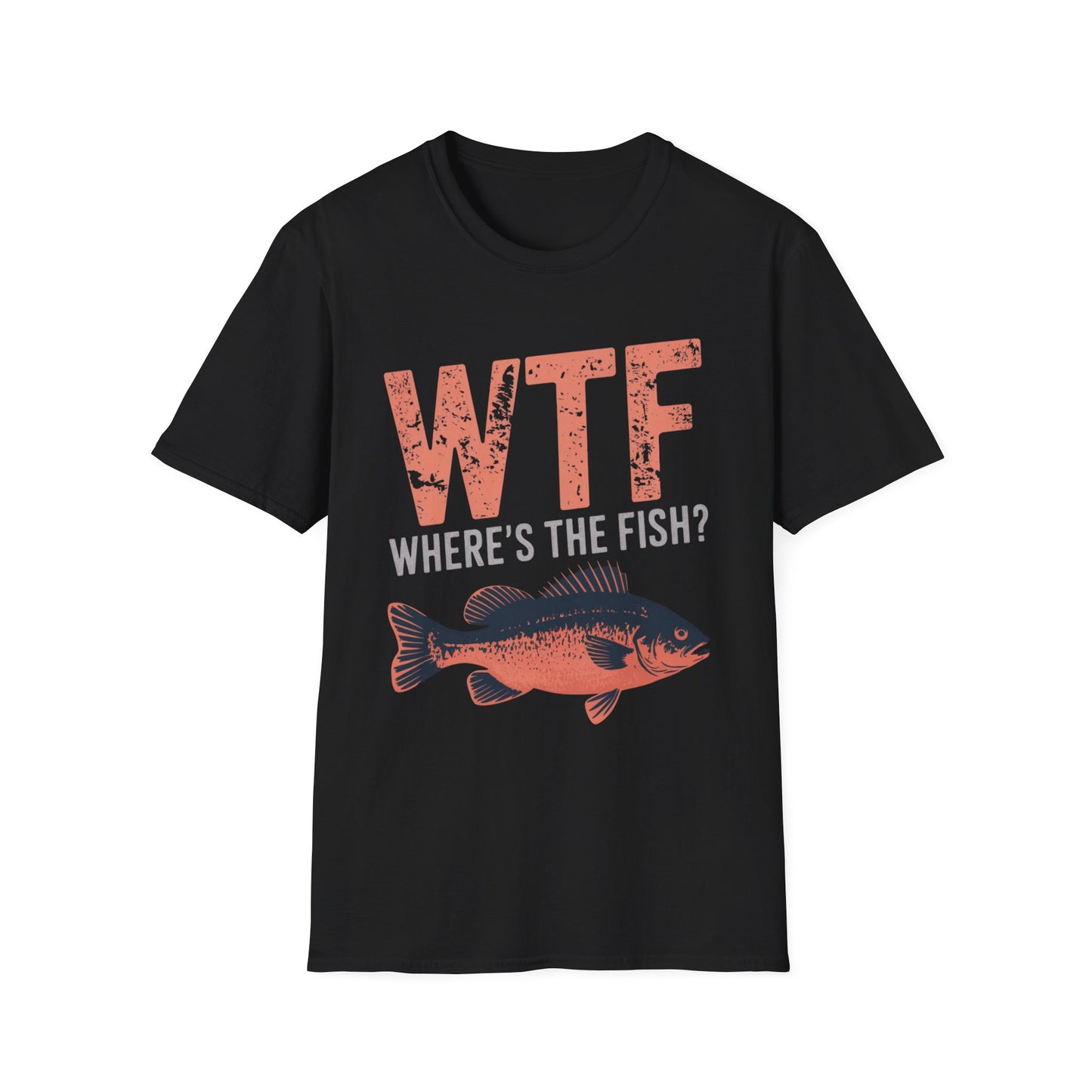 WTF: Where's the Fish, Funny Fishing Shirt