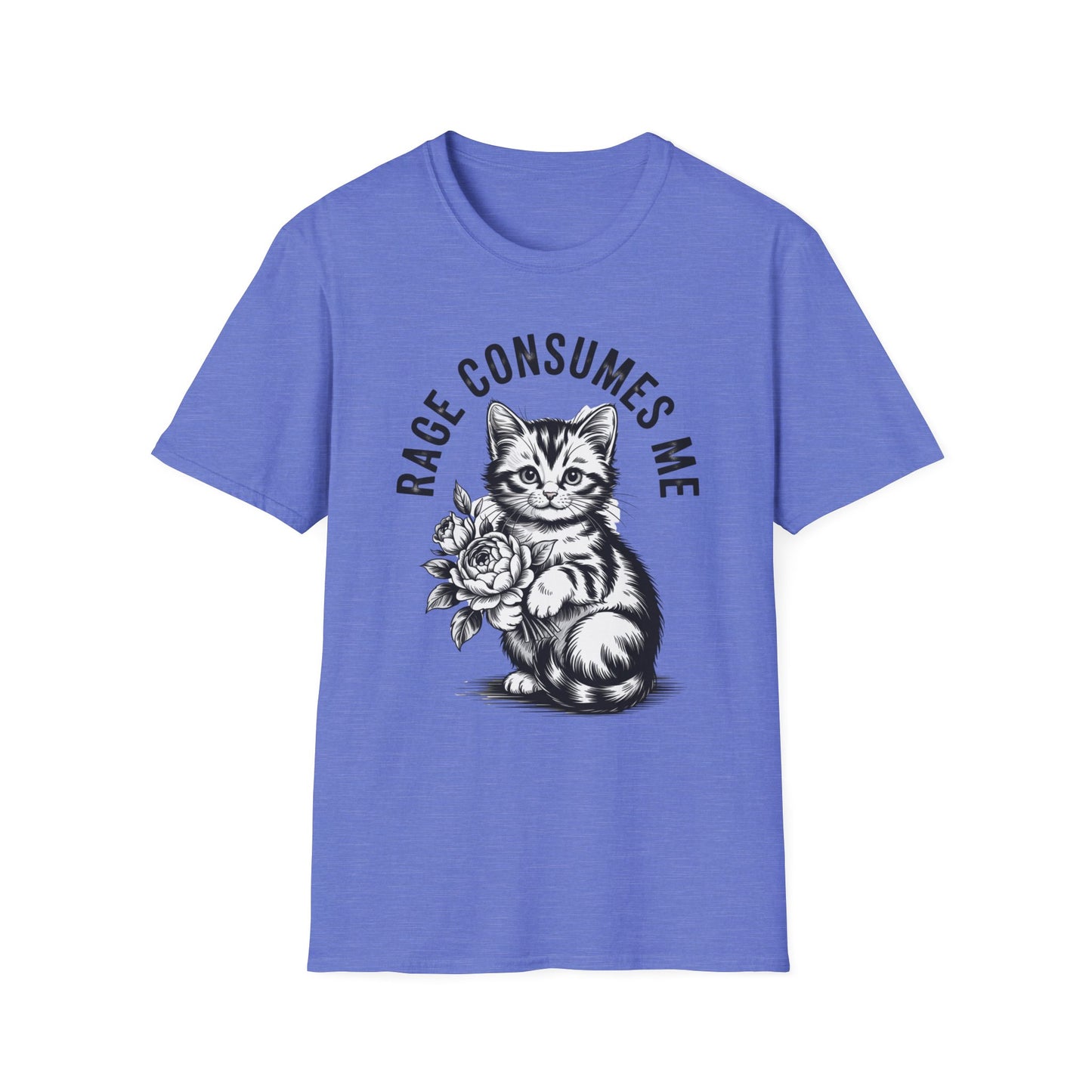 Rage Consumes Me Funny Kitten T-Shirt