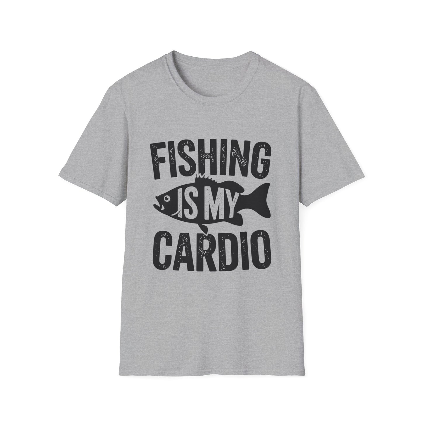 Fishing is My Cardio Funny T-Shirt
