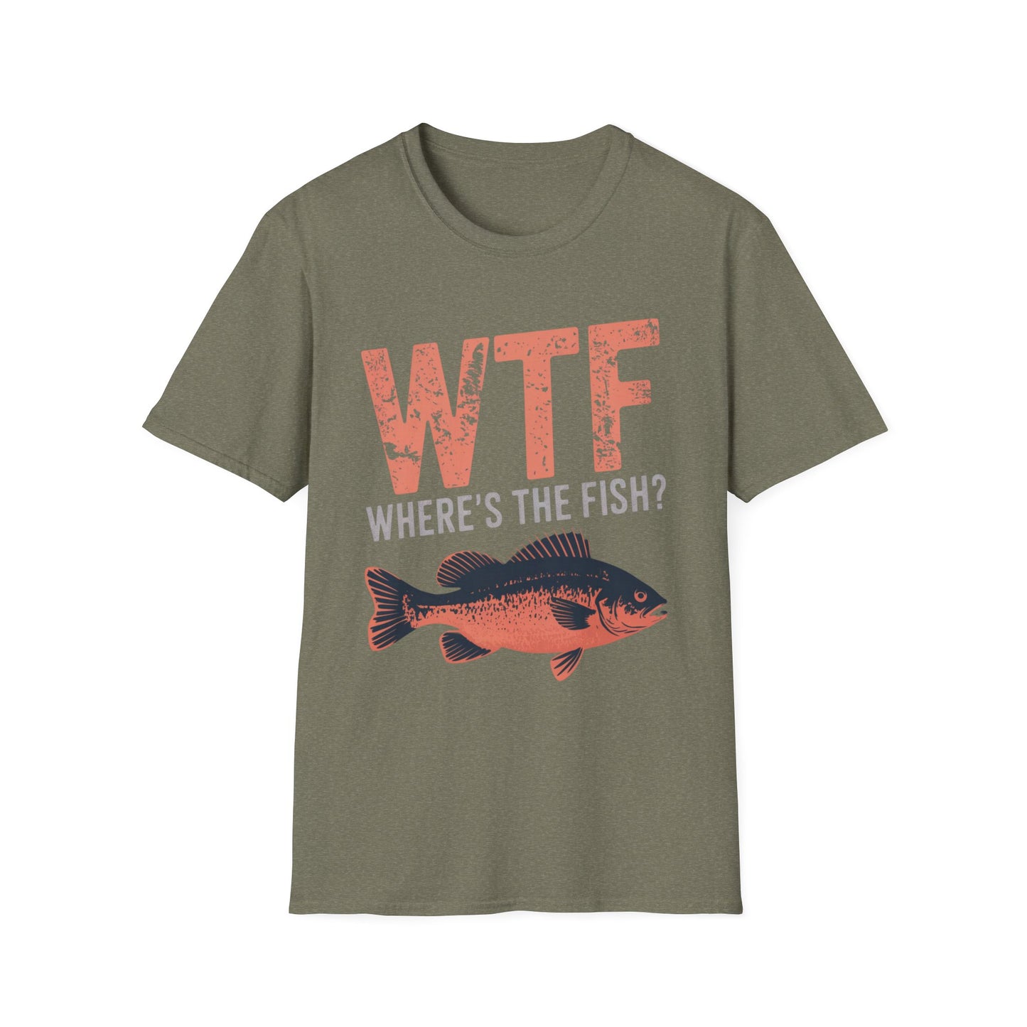 WTF: Where's the Fish, Funny Fishing Shirt