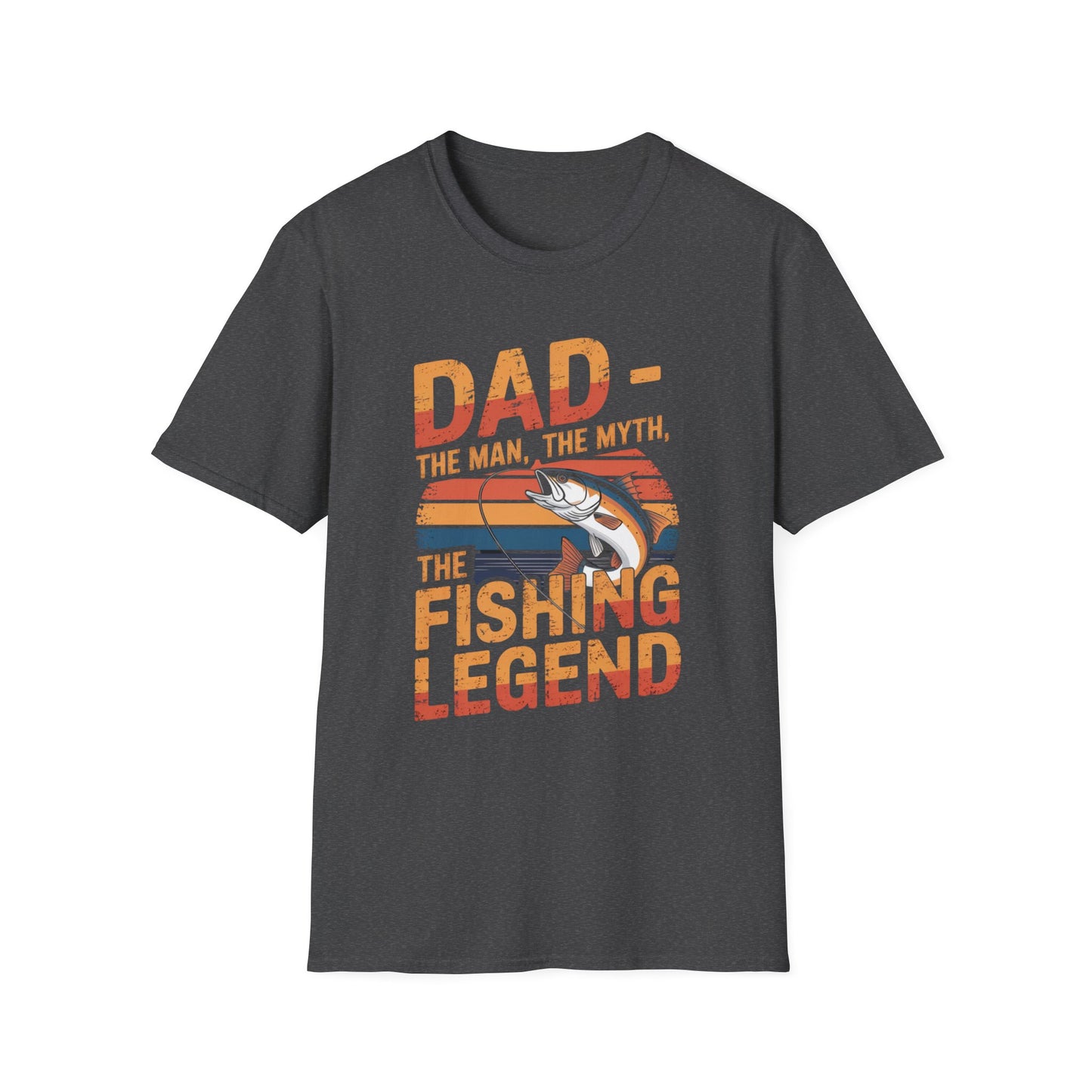 Dad The Man The Myth The Legend Fishing T-Shirt