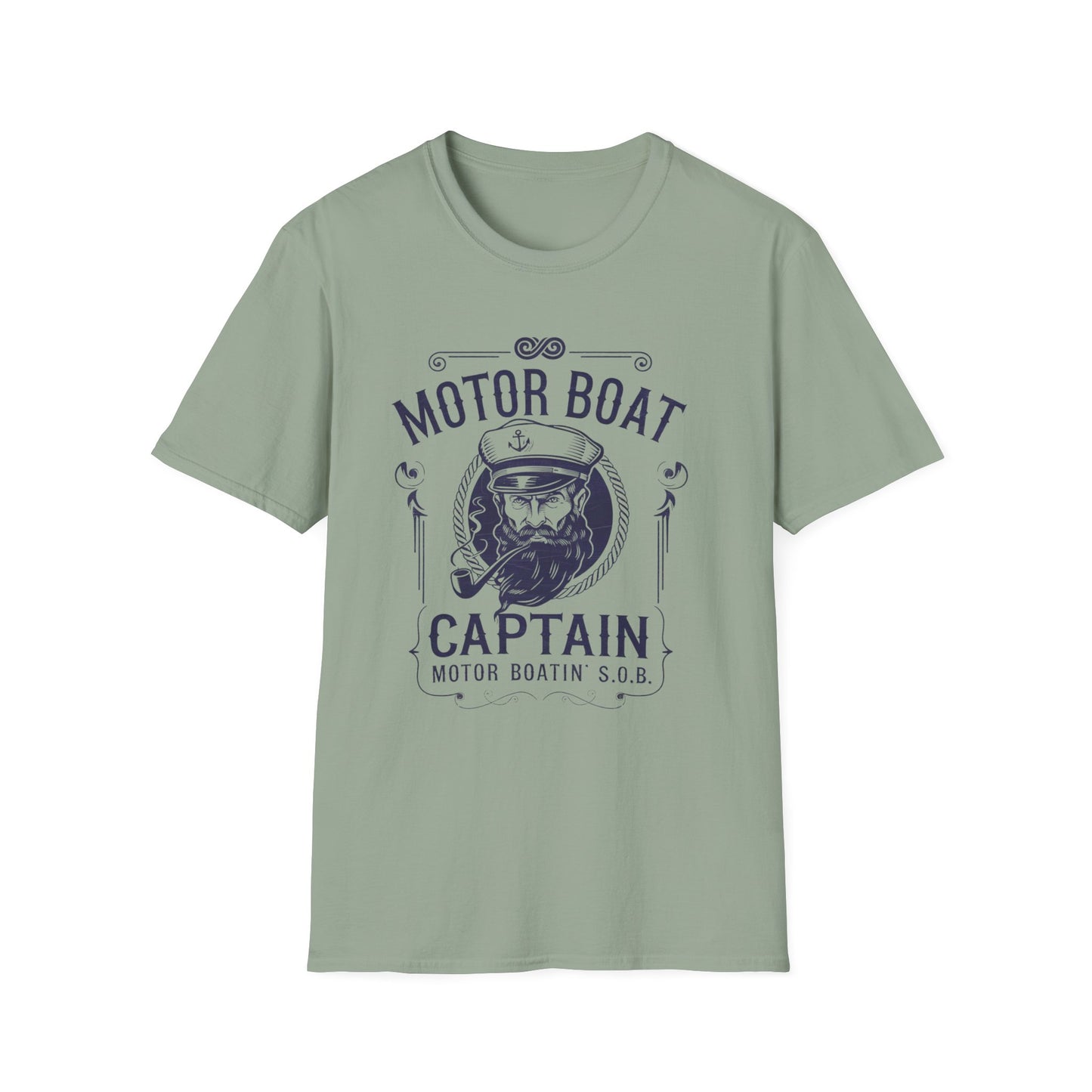 Motor Boat Captain Funny T-Shirt