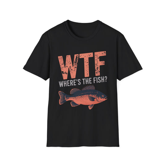 WTF: Where's the Fish, Funny Fishing Shirt