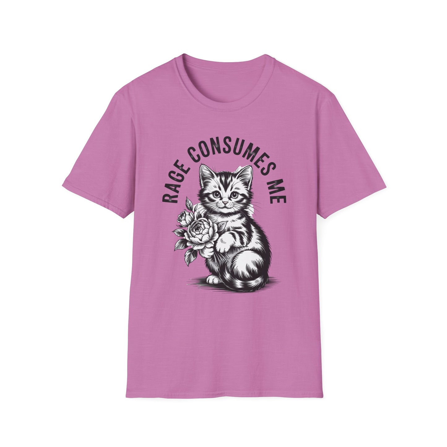 Rage Consumes Me Funny Kitten T-Shirt